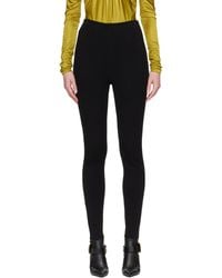 Balmain - High-Waisted Milano Jersey Leggings - Lyst