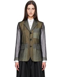 Comme des Garçons - Thin Georgette Blazer - Lyst