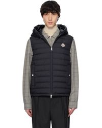 Moncler - Bourget Hooded Down Vest - Lyst