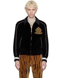 Bally - Embroidered Bomber Jacket - Lyst