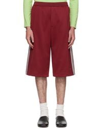 Wales Bonner - Burgundy Adidas Originals Edition Track Shorts - Lyst