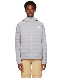 The North Face - Gray Belleview Down Jacket - Lyst