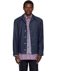 Dries Van Noten - Cotton Denim Jacket - Lyst