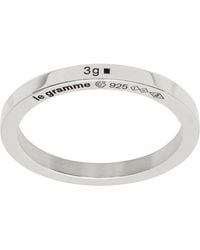 Le Gramme - Ribbon 'La 3G' Ring - Lyst