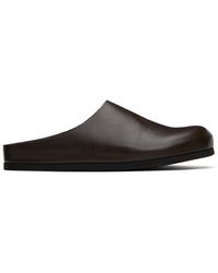 Common Projects - Flâneurs De Style Sabot Bruns - Lyst