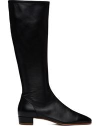 BY FAR - Edie Leather Knee-High Boots - Lyst