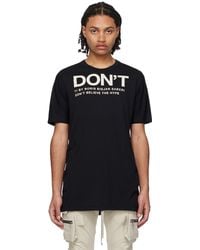 Boris Bidjan Saberi 11 - T-shirt ts5 noir - Lyst
