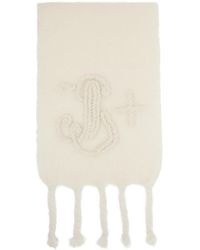 Jil Sander - Off- Mohair Scarf - Lyst