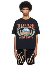 Rhude - Black Beach Chair T-shirt - Lyst