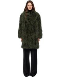 Yves Salomon - Long Feather Coat - Lyst