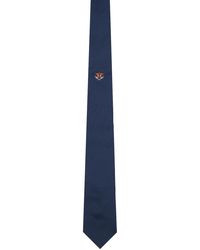 KENZO - Cravate bleu marine - Lyst