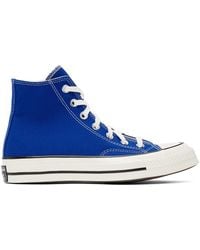 Converse - Blue Chuck 70 High Top Sneakers - Lyst