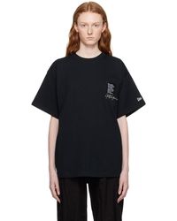Yohji Yamamoto - T-shirt surdimensionné performance noir édition new era - Lyst
