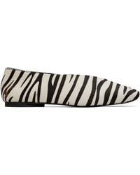 Anine Bing - Ana Calf Hair Ballerina Flats - Lyst