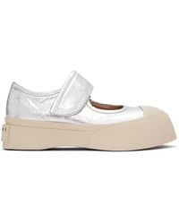Marni - Leather Mary Jane Sneakers - Lyst