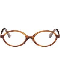 Miu Miu - 'Breaking The Rules' Oval Glasses - Lyst