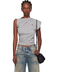 Vivienne Westwood - T-Shirt Hebo Gris - Lyst