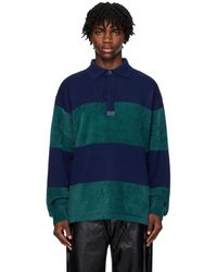 Eytys - Navy & Green Jarvis Polo - Lyst