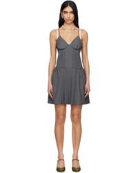 ShuShu/Tong - Tuck Detail Bustier Slip Minidress - Lyst