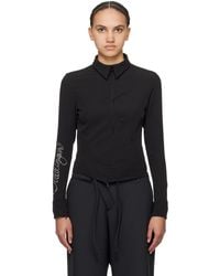 OTTOLINGER - Black Zip Shirt - Lyst
