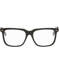 Gucci - Black Rectangular Glasses - Lyst