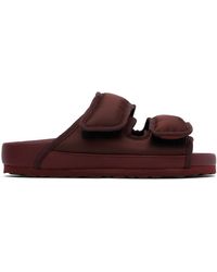 Birkenstock - Burgundy Narrow 1774 Arizona Cosny Sandals - Lyst