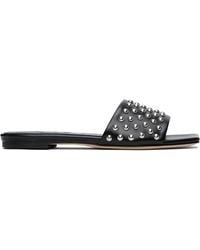Aeyde - Anna Studded Leather Sandals - Lyst