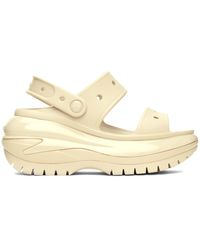 Crocs™ - Off-white Mega Crush Flat Sandals - Lyst
