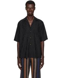 Versace - Jacquard Cotton-Poplin Shirt - Lyst