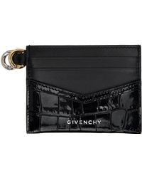 Givenchy - Porte-cartes noir à ferrures voyou - Lyst