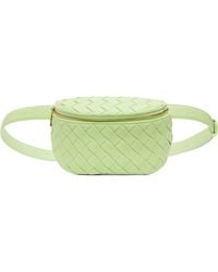 Bottega Veneta - Green Intrecciato Belt Bag - Lyst