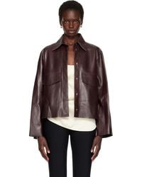 Nour Hammour - Darcy Leather Jacket - Lyst