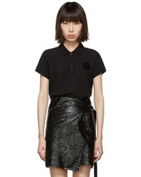 Moncler Black Logo Polo