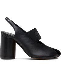 MM6 by Maison Margiela - Anatomic Numeric Slingback Heels - Lyst