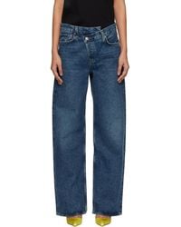 Agolde - Arc Criss Cross Jeans - Lyst