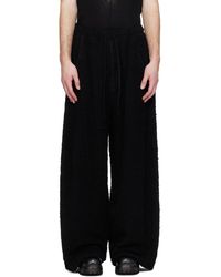 Julius - Pantalon Ample Dk Noir - Lyst