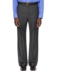 Valentino - Wool Trousers - Lyst