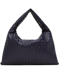 Bottega Veneta - ネイビー スモール Hop バッグ - Lyst