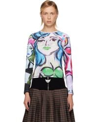 Chopova Lowena - Painted Pin Up Fitted Jersey T-Shirt - Lyst