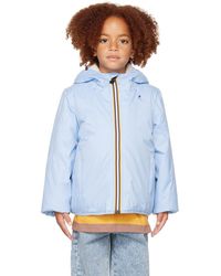 K-Way - キッズ｜ブルー 3.0 Claude Orsetto パッカブルジャケット - Lyst