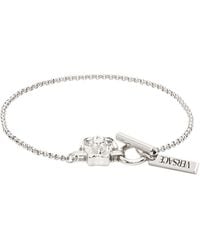 Versace - Bracelet-Chainette Jaseron À Logo Medusa - Lyst