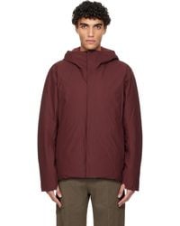 Veilance - Burgundy Altus Down Jacket - Lyst