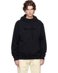 JW Anderson - Logo Embroidery Hoodie - Lyst