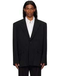 Louis-Gabriel Nouchi - Single Breasted Oversized Blazer - Lyst
