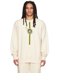 BENTGABLENITS - Off- Appliqué Sweatshirt - Lyst