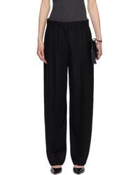 TOTEME - Wide Flannel Trousers - Lyst