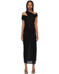 Helmut Lang - Navy Scala Midi Dress - Lyst
