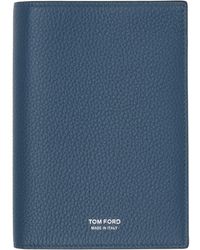 Tom Ford - Soft Grain Leather T Line Passport Holder - Lyst