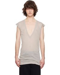 Rick Owens - Off- Temple Dylan T-Shirt - Lyst
