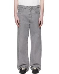 MM6 by Maison Margiela - Faded Canvas Jeans - Lyst